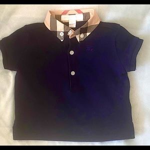 Burberry Boys' Mini William Navy Polo